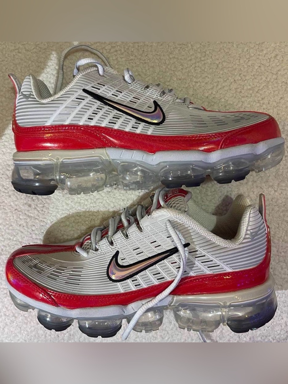 Nike Men’s VaporMax 360 (Red and White)